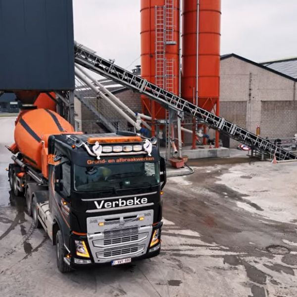 Compact concrete plant in Poperinge